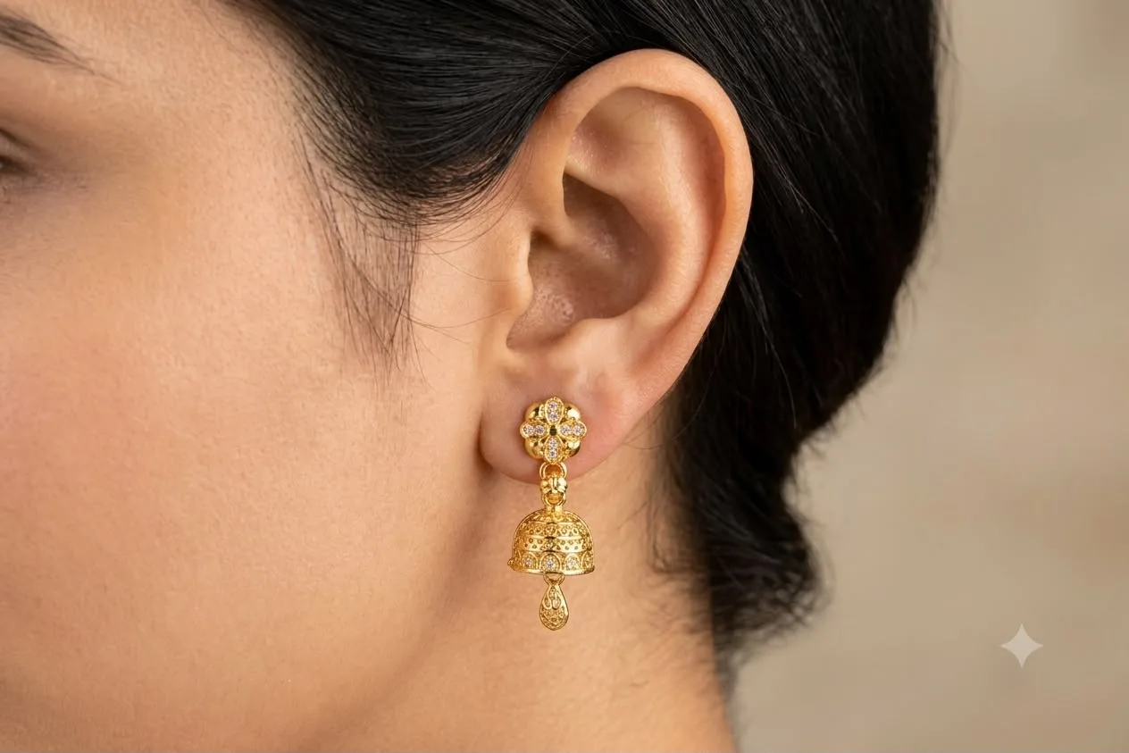 FLORAL JHUMKHA - Image 2