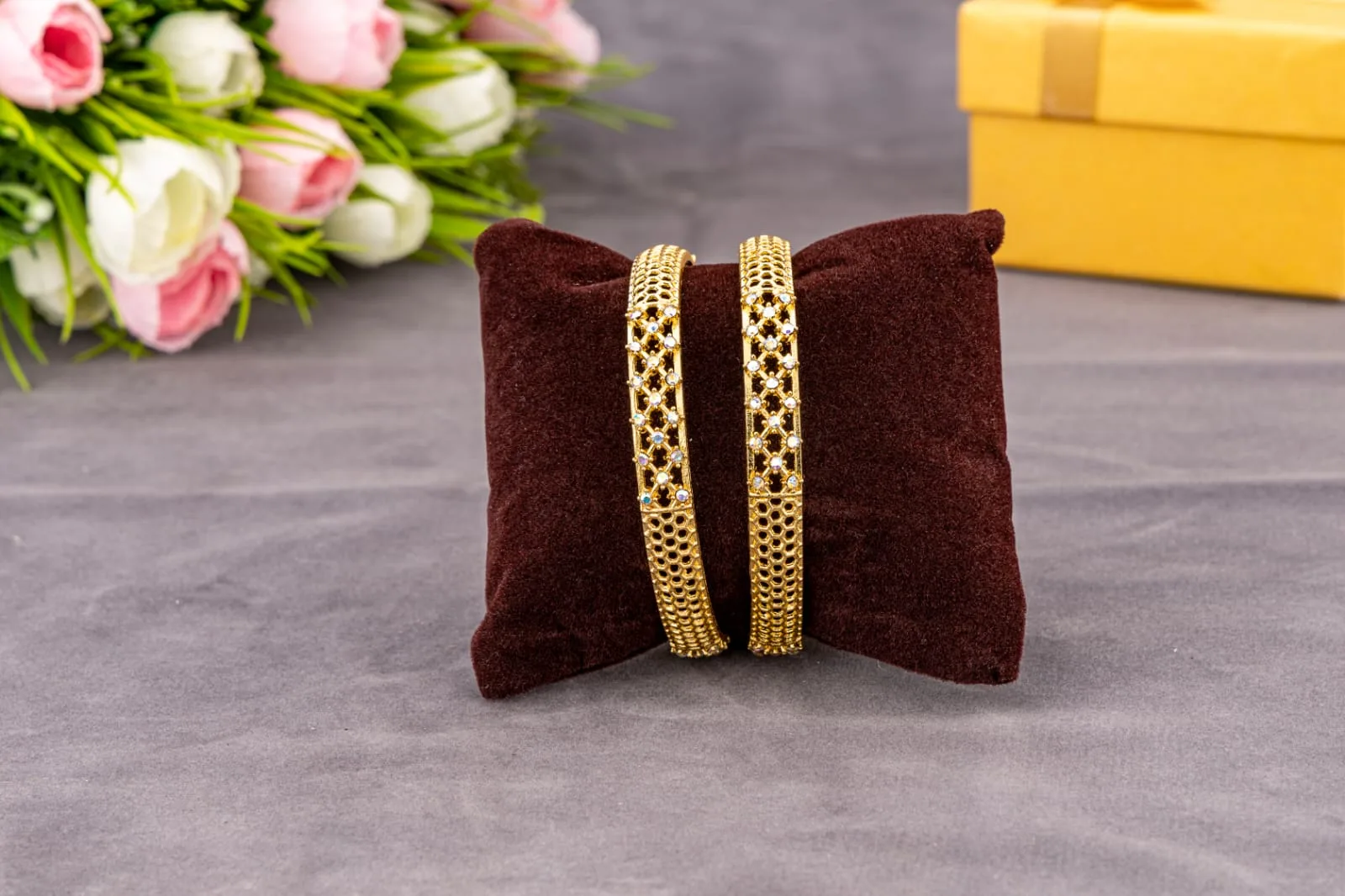 Golden bangles