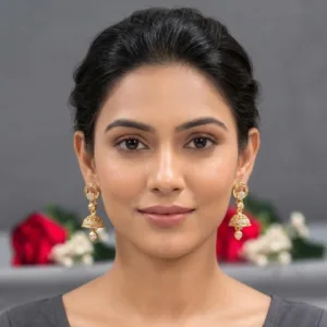 suvarna mayuri jhumka