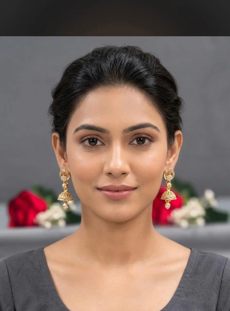 suvarna mayuri jhumka