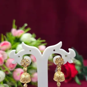 Gold plated mini jhumka