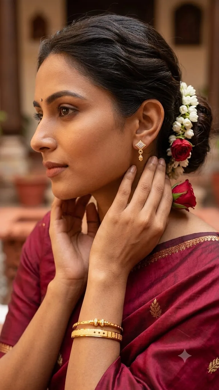 GOLDEN BLOOM SET-FREE BUTI WORTH ₹99 - Image 3