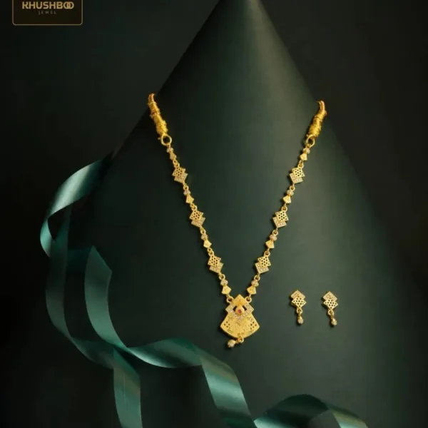 Traditional Imitation Necklace Set with Earrings for Women