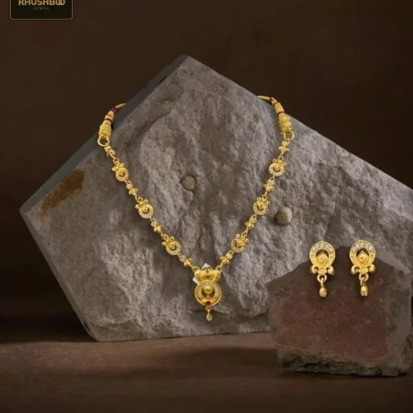 Wedding Imitation Jewellery Set with Necklace & Earrings for Women