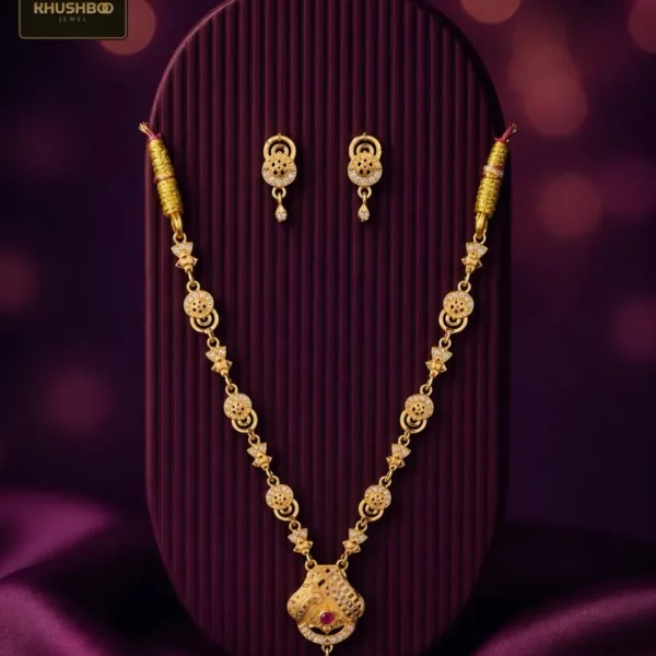 Indian Traditional Imitation Jewellery Elegant Necklace Set Styles