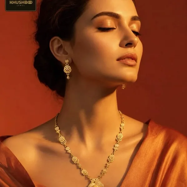 Indian Traditional Imitation Jewellery Elegant Necklace Set Styles